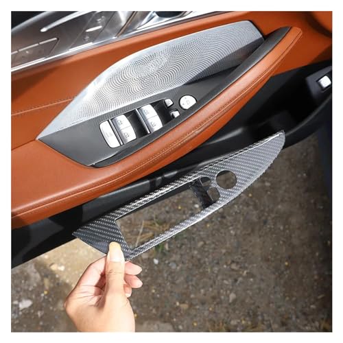 Insert cadre lève-vitre carbone forgé BMW Série 8 G14 G15 style sport exclusif