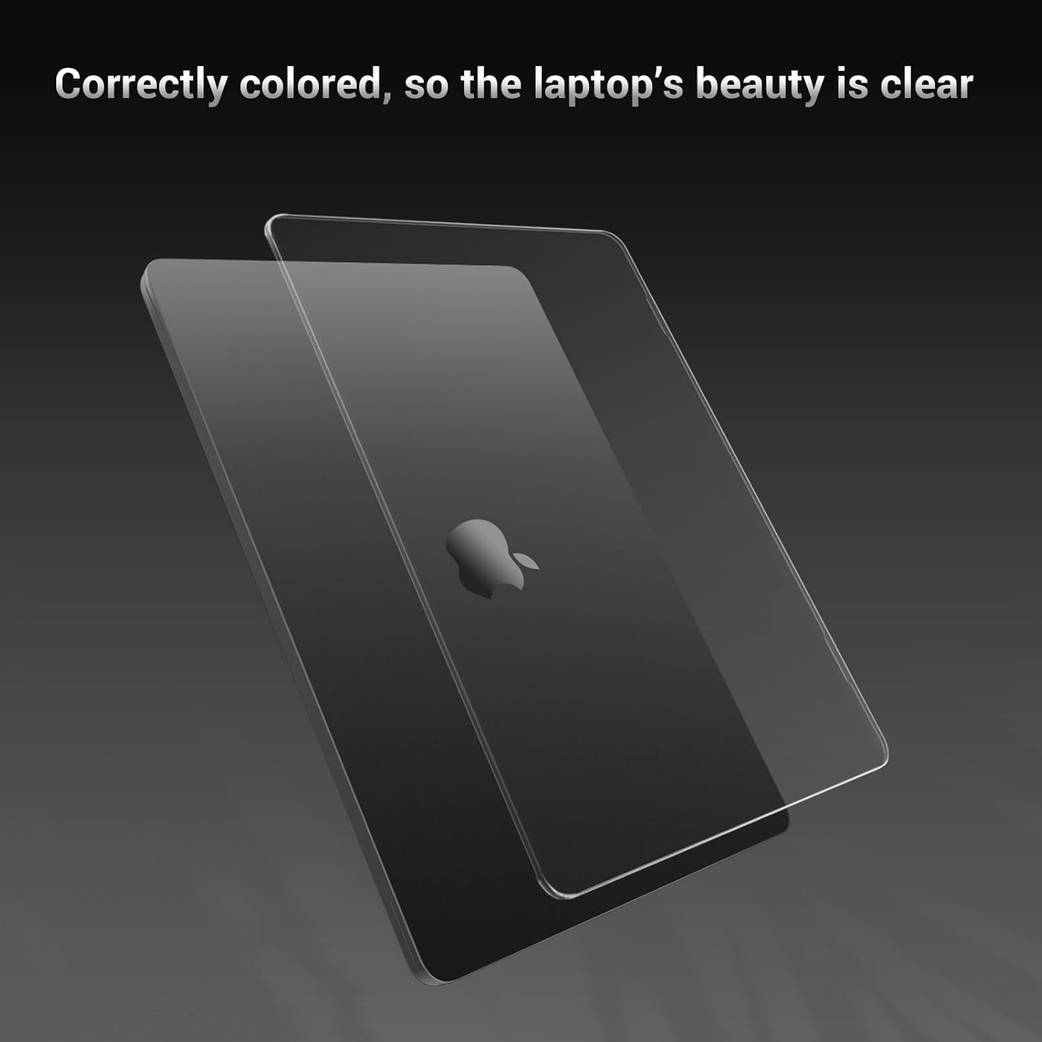 MOSISO Compatible with MacBook Pro 14 inch Case 2026 2025 2024 2023 2022 2021 M5 M4 M3 M2 M1 Pro/Max Chip, 3 in 1 Kit Seamlessly Closes Crack&Fingerprints-Resistant Hard Shell Case, Space Black Clear - Image 5