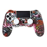Protección perfecta: mantén tu controlador PS4 seguro y nuevo y con estilo con esta funda de silicona para piel. Protege tu mando inalámbrico o con cable.