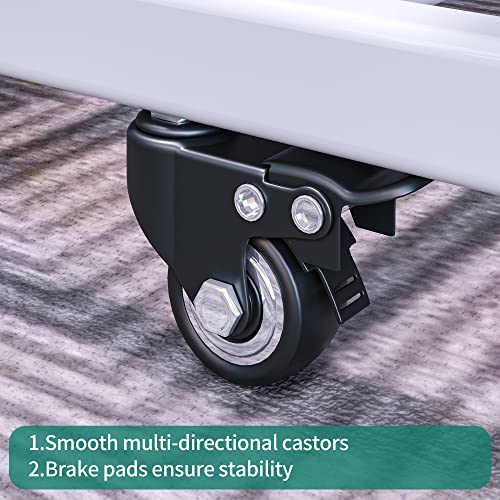 Yitahome Twin Daybed With Pull Out Trundle/Steel Slat Support/Space Saving Adjustable Height Trundle Bed And Multi-Functional Furniture For Living Room And Guest Room, White #TOP4