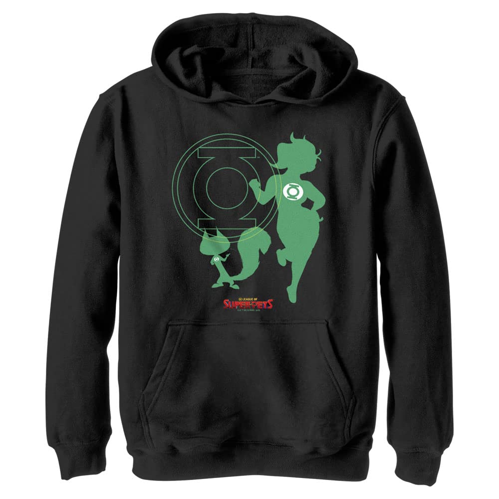 Sweat à capuche enfant DC Comics pull vert lanterne coton garçon - 2