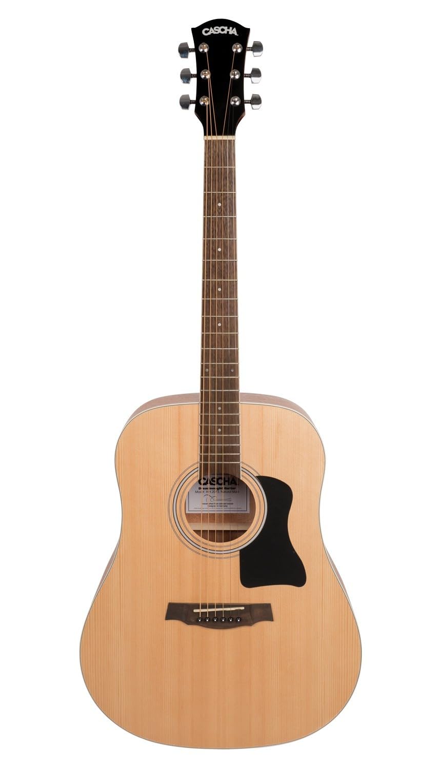 CASCHA Westerngitarre Set, inkl. Gigbag/Tasche, 3 Plektren, Dreadnought, Akustik Gitarre, Western Acoustic Guitar, Stahlsaiten, Anfänger & Fortgeschrittene