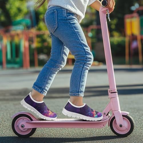 Kids Slip On Tennis Shoes Non Slip Girls Running Sports Shoes for Daily Wear4