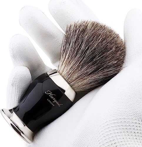 Haryali London Shaving Brush - Pure Badger Hair Shaving Brush - Luxury Shaving Brush for Men - Exfoliating Natural Bristles - Image 5
