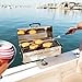 Magma Cabo Grill - Marine-Grade Stainless Steel Barbecue Grill for Boats - Portable Propane Gas with 9”x18” Grilling Surface - Heat-Resistant Handle, Fold-Away Legs - Ideal Boat Accessory