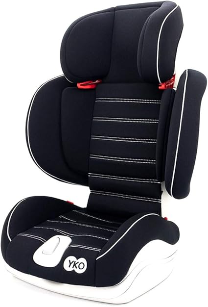 Amazon Yko ジュニアシート チャイルドシート 3歳から12歳ロングユース 折りたたみコンパクト設計 通気性良い 3点式シートベルト固定 カバー洗濯可能 チャイルドシート 新生児から ベビー マタニティ 通販