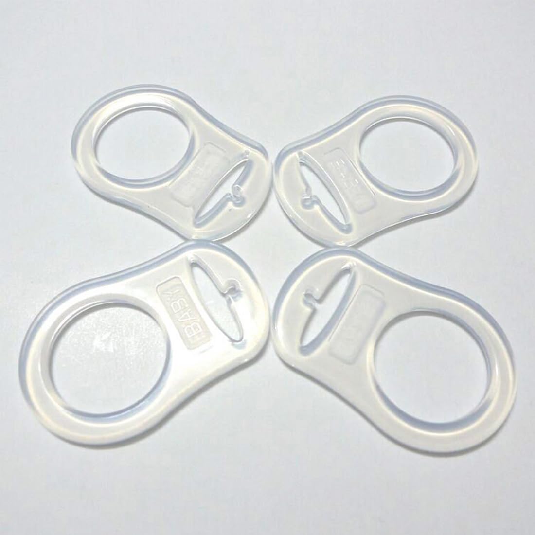 12 Pezzi Adattatore Per Clip Fittizio in silicone Trasparente, Adattat