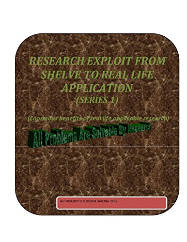 Research Exploit from Shelf to Real life Application: Solving all problems (Research exploit from shelf to real life application Series 1)