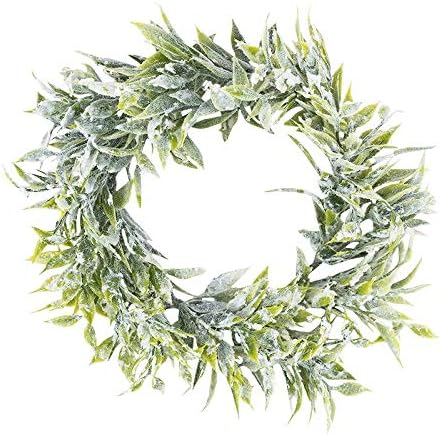 Ideen mit Herz Wieniec dekoracyjny na Boże Narodzenie i zimę (Ilex - Ø 14 cm)