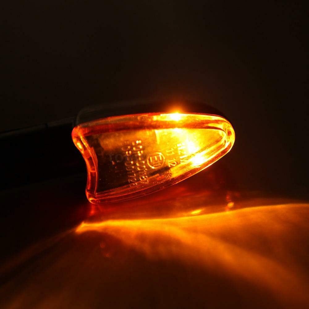 4pcs Motorcycle Turn Signal Indicator Light, Motorbike Bulb Amber Front & Back Turning Indicators Lamps For For Yamaha YZF R1 R3 R6 S R7 600R 750R YZF1000