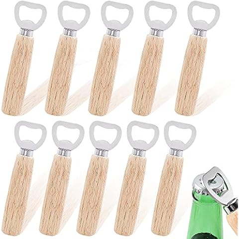 BNGXR Décapsuleur en Bois, 10 Pièces Cover