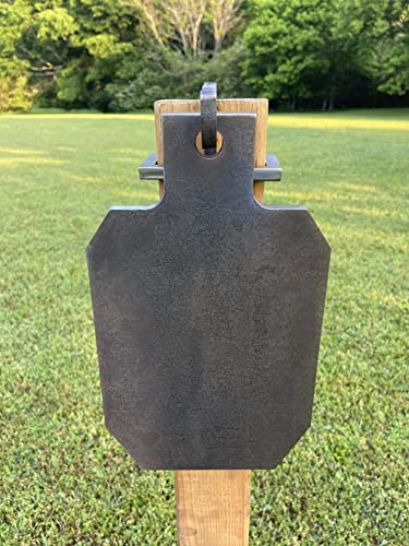 Magnum Target 12” Tall Idpa/Ipsc Steel Shooting Target 3/8" Ar500 Range Target W/ 2X4 Hook #TOP1