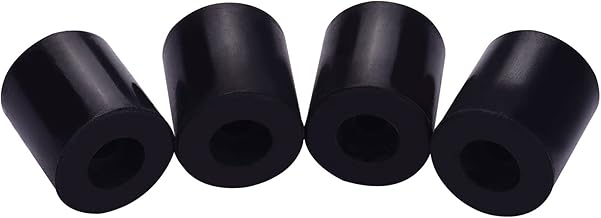 HUIOP Entretoise Solide en Silicone,4Pcs Colonne en Silice 18 Mm De Résistance À La Température Élevée Compatible avec Ender-3 / Ender-5 / CR-X/Cr-10 / Cr-10S Imprimante 3D
