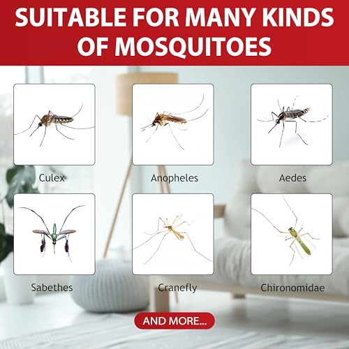 Image of 8 Lures Mosquito Attractant Bait Refill, Mosquito Lure Biting Cartridge for Bug Zapper & Fly Traps, Compatible with All Flying Insect Mosquitoes Trap