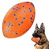 55 inches balls for dogs durable dog football toys for aggressive chewers indestructible large rugby balls floating dog toys for water fetch for medium and large breed orange  urban country home decor