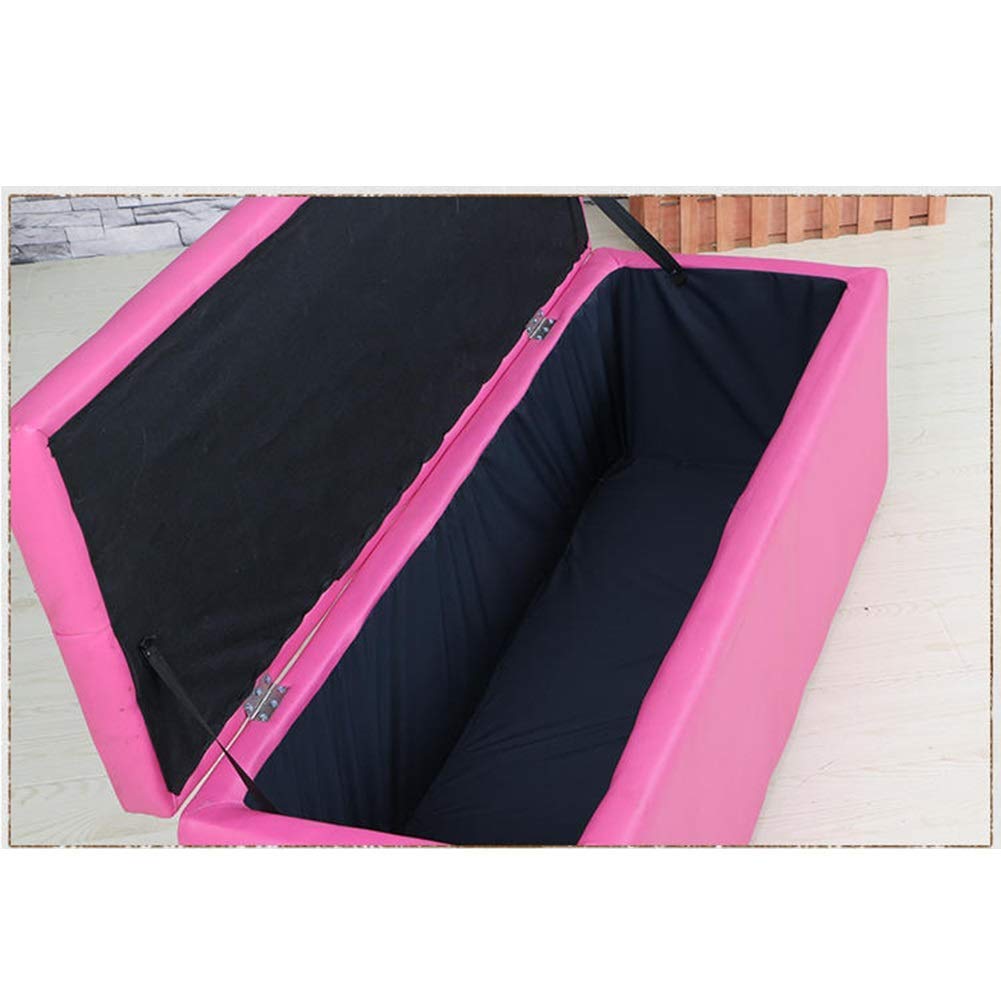 Taburete para cambiar zapatos, caja de manta, banco plegable, caja de almacenamiento otomana, cofre y reposapiés otomano de tela, ideal para caja de juguetes, extremo de la cama, zapatero, banco,