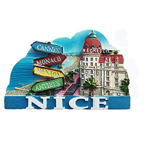 Imán 3D para Nevera con Diseño de Francia Nice miniatura 1