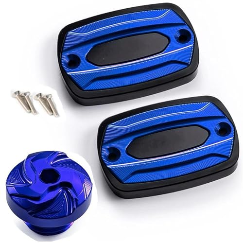 Tapa líquido frenos TMAX 500 (04-11) en acabado azul de alta resistencia