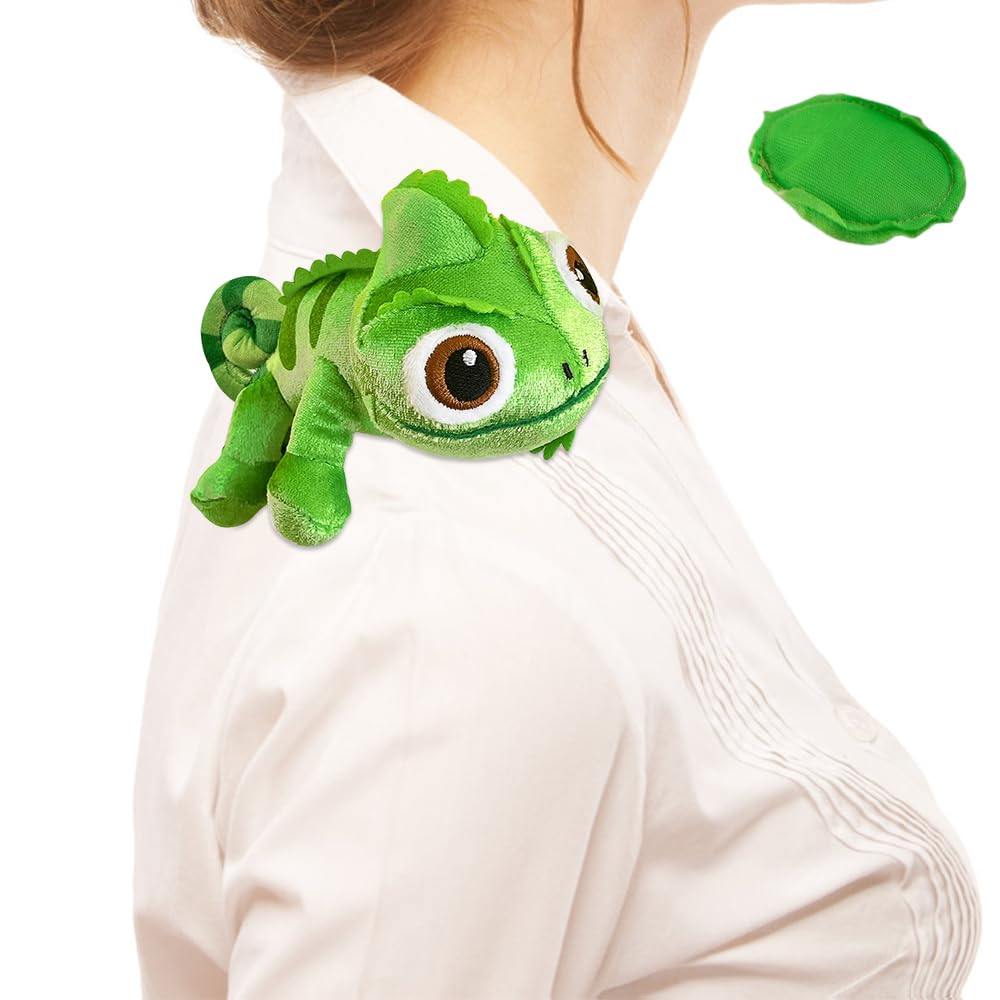 HHDESHSL Peluche D'épaule Pascal, Peluche Caméléon Figurine de Jeu, Peluche Caméléon Magnétique pour Fans, Garçons et Filles