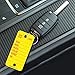 Versa-Tags 250 Tear-Proof Poly Key Tags - Plastic Key Tags for Automotive, Truck, or RV Dealerships (Yellow), Made in USA
