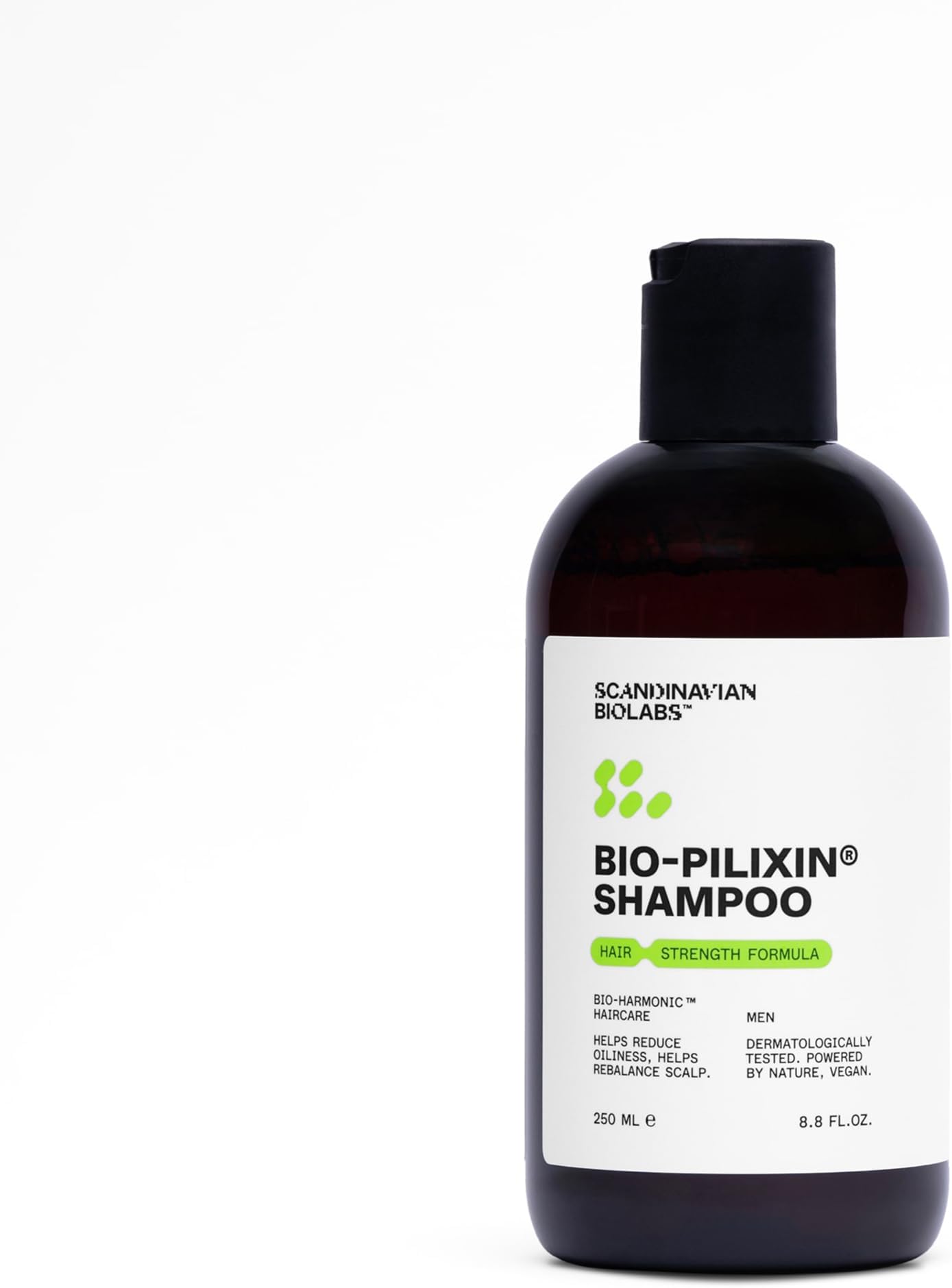 Hair Shampoo for Men, Natural Formula to Strengthen Hair with a Gentle Cleansing, Moisturises Scalp & Hair, Reduces Sebum Production