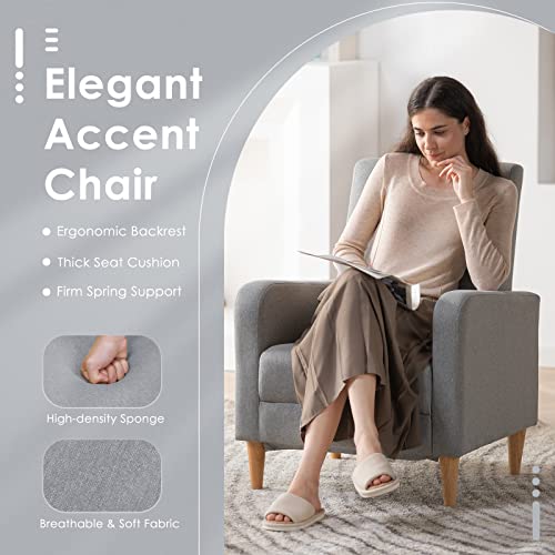 Sillón Plegable Tela Sherpa Gris Claro miniatura 4