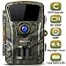 Produktbild SGODDE Wildkamera,16MP 1080P Full HD 5.0 Jagdkamera Infrarot-Nachtsicht bis zu 65 Fuß/20m,42 IR LEDs Bewegungsmelder 120 ° Weitwinkelobjektiv IP66 Wasserdicht 2.4" LCD 0,7 Sekunden Auslösezeit (A)