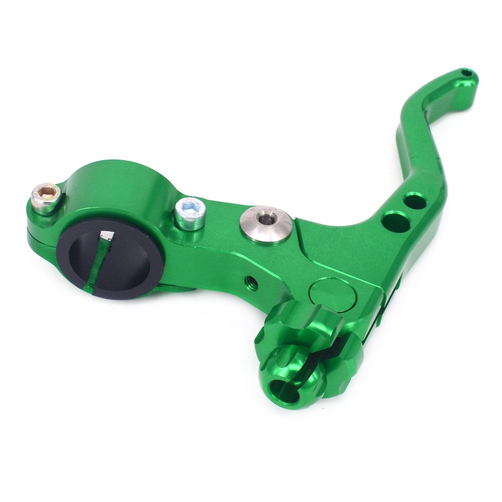 Leva Frizione Corta Per Moto Cross - Universale 22mm, 3 Marce Regolabile, In Alluminio 6061, Nero - Foto 8