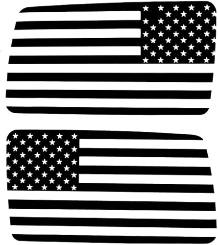 Calcomanías de bandera de Estados Unidos para ventana trasera lateral compatibles con Hummer H3 2005-2009, calcomanía para ventana lateral de puerta