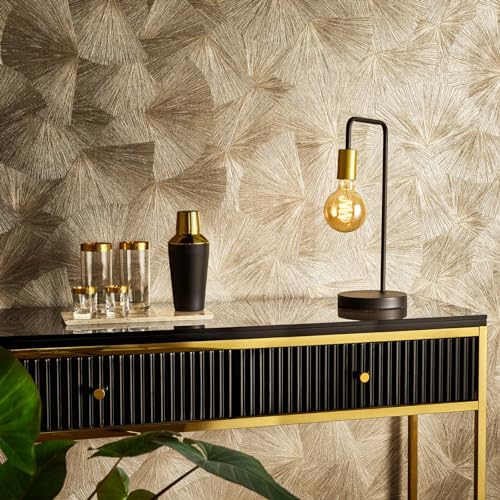 Gold Vliestapete Fashion Designer Guido Maria Kretschmer florale...