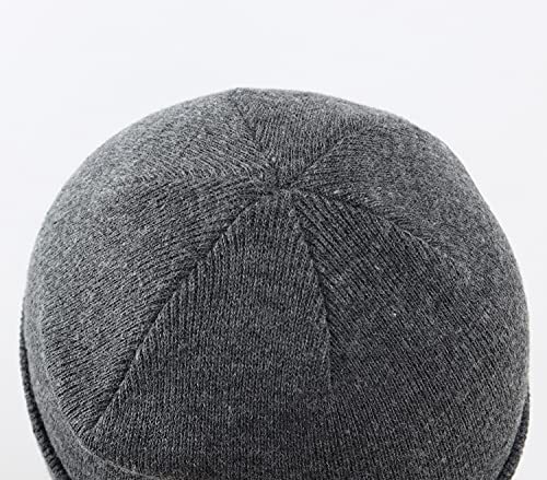 Image of Home Prefer Mens Winter Hats Acrylic Knit Cuff Beanie Cap Warm Womens Beanie Hat