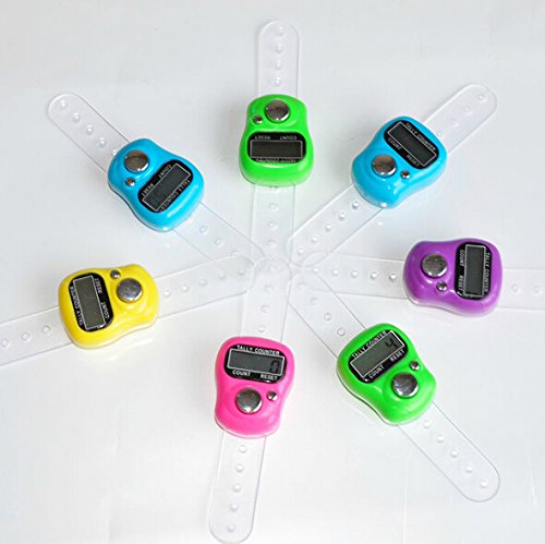 Contador digital electrónico de dedo en anillo, LCD de 5 dígitos, práctico para golf y conteo manual, modelo L0192623 miniatura 2