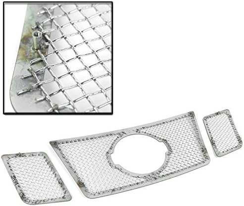 For 2009-2015 Frontier Front Upper Stainless Steel Mesh Grille - Logo Show