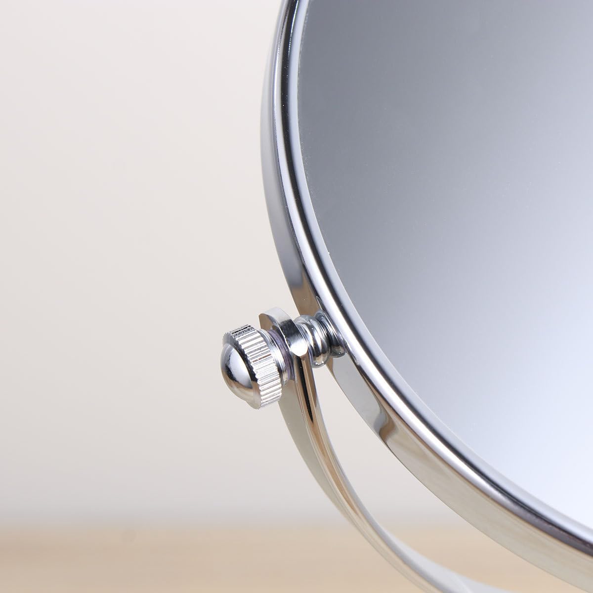DOITOOL 1 Pc Monedero Espejo Portátil Espejo De Tocador De Mesa Espejo De Doble Cara Espejo De Aumento Espejo Cosmético De Aumento Espejo Lateral Doble Espejo De Escritorio Ronda Viajar