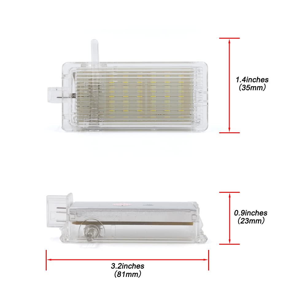 1 lampe LED pour boîte à gants B'MW 1 3 Series E81 E87 E46 E90 E92, M'INI Hardtop/Hatch R50 R53 R56 R57, Clubman R55, Countryman R60