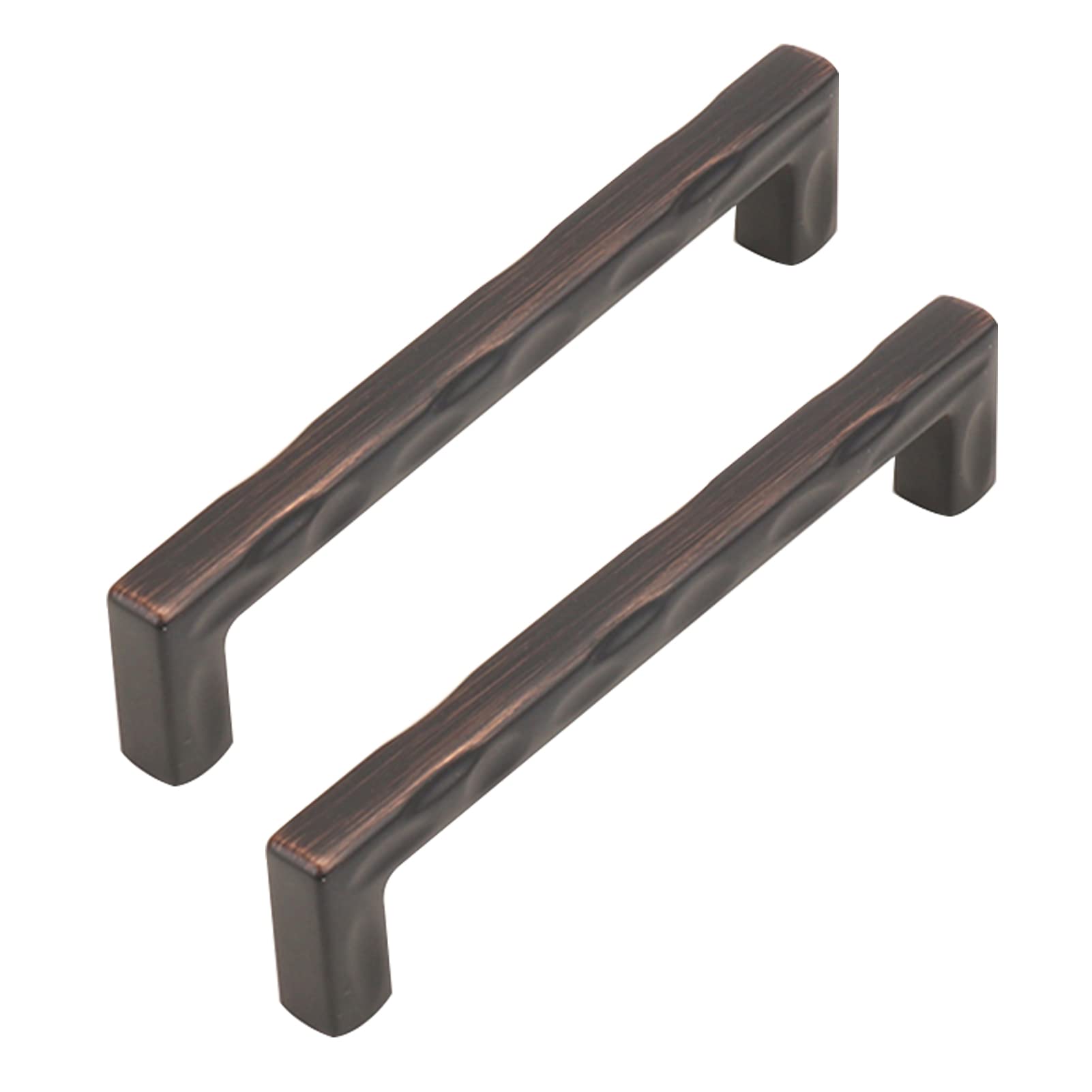 Niusabou One Color Single Hole Handle, Cupboard Handle 2 Pack Bow Pulls Zinc Multiple Sizes For Cabinet Wardrobe Closet(Hole Distance 128Mm)