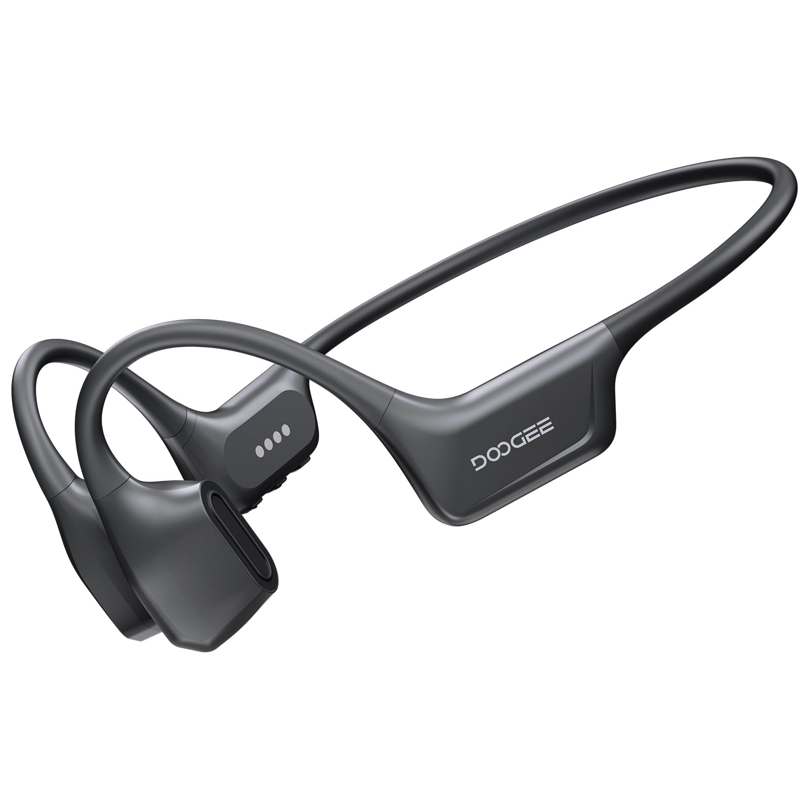 DOOGEE Auriculares Conducción Ósea IP68, Resistentes al Agua, 8H Duración de Batería, Bluetooth 5.4, 64 GB MP3, Auriculares Deportivos inalámbricos Bluetooth de oído Abierto para Correr