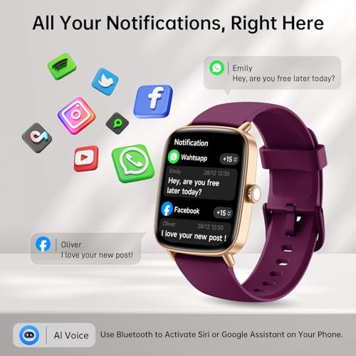Smart Watches for Women, 1.85" HD Smart Watch for Android Phones & iPhone - Image 3