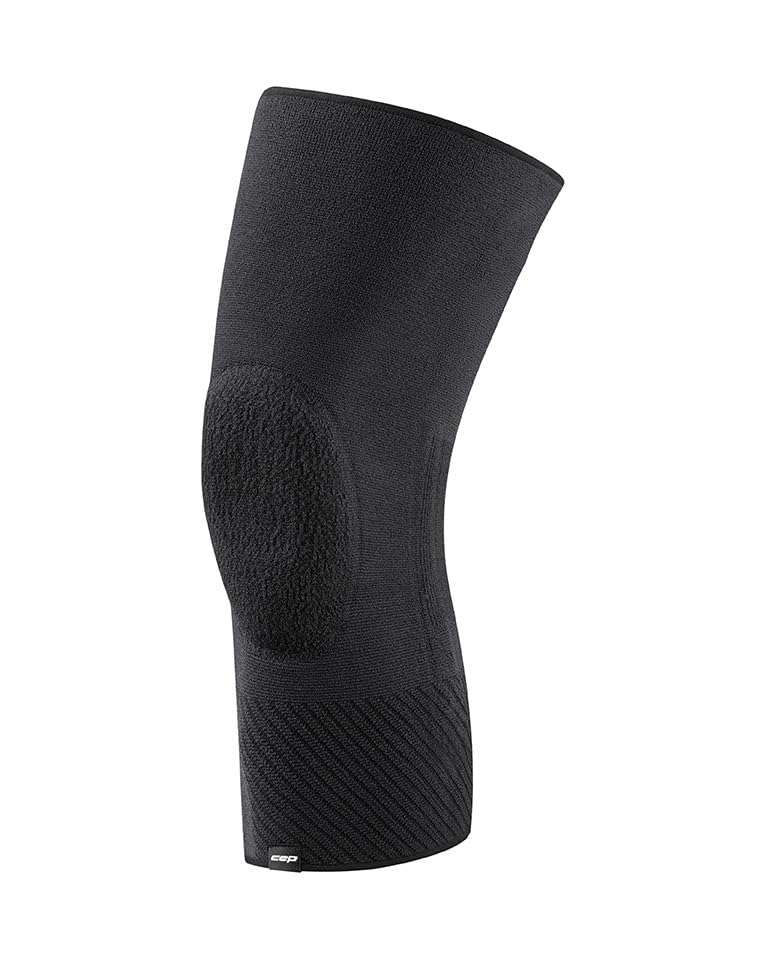 CEP Pro Max Support Knee Sleeves 2.0 Unisex – Kniebandage für stabilen Halt beim Sport – ergonomische Kniestütze mit sicherem Sitz & Atmungsaktivität für Training & Lauf – Schwarz | M