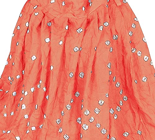 Image of Cotton Long Scarf Cum Mask Scarves Usable for Vehicle Driver | White Printed Design Fabric | Universal Size | Soft & Breathable Sun Protection | For Girl & Women