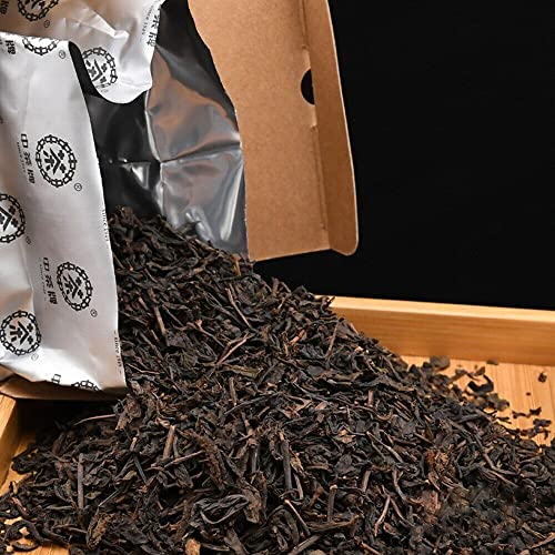 Té negro Cha China: Té comprimido de maduración lenta Zhongcha Liupao 500g 3