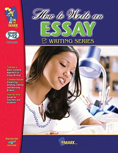 How to Write an Essay Grades 7-12 1550354272 Book Cover