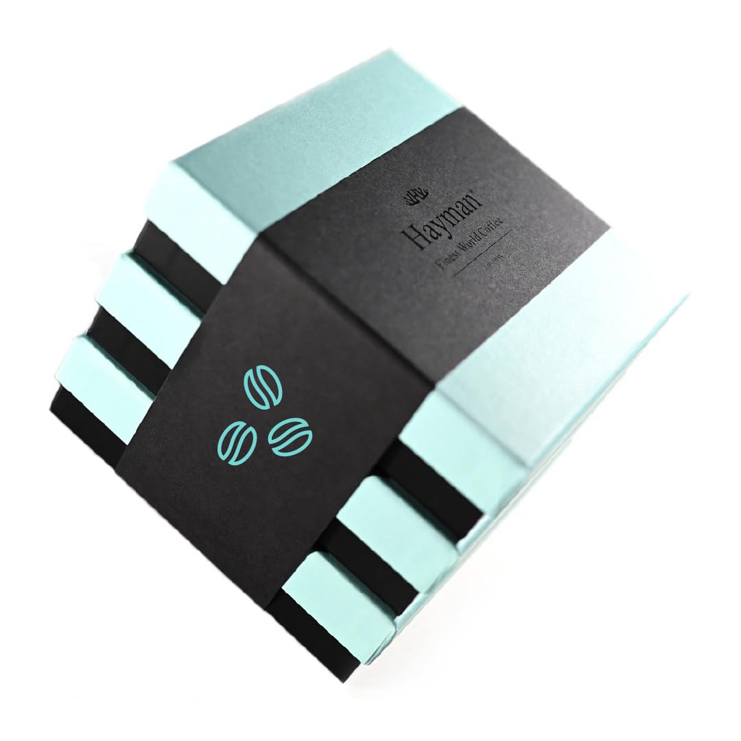 Hayman, The Legends Specialty Coffee Gift Set, Jamaica Blue Mountain + Hawaii Kona + Panama Geisha, Unroasted Green Coffee Beans, 3 Boxes With 100g Of Each (300g Total)