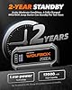 WOLFBOX 2000A Jump Starter, 12000mAh Battery Jumper Starter Portable with LED Display, 12V Car Battery Jump Starter Pack (7L Gas 6L Diesel Engine) with Booster, LED Light, Jumper Cables (NO Adapter) #3