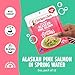 Chicken of the Sea Alaskan Pink Salmon in Spring Water, 5 Ounce Packets (Pack of 12), Wild Caught Salmon, Skinless & Boneless