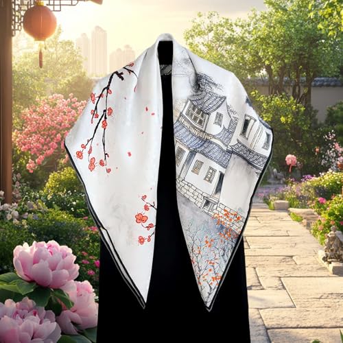 Châle en soie HangErFeng accessoire idéal soirées fraîches