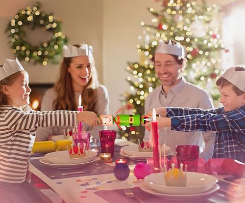 Moon Boat MB-NO-SNAP 8 Packs Christmas No-Snap No-Pop Santa Claus Elf Party Favor Holiday Supplies For Kids Adults thumb #1