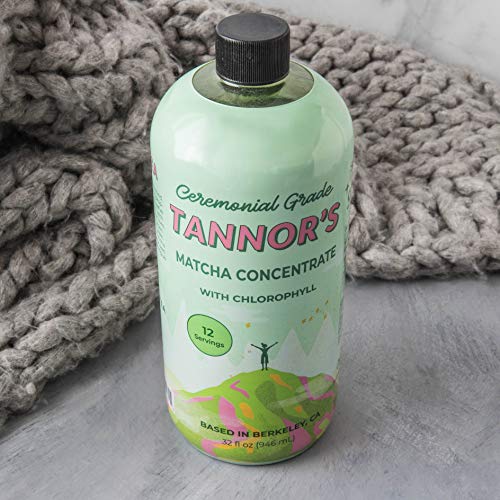 Tannor's Tea Liquid Matcha Concentrate With Chlorophyll - Award Winning | Antioxidants & Energy [32 Fl Oz Bottle] #TOP4