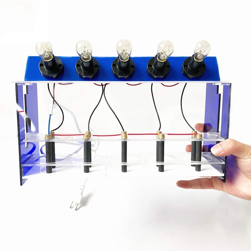 OLSKFUH Educational Science Model School Electrolyte Conduction Tester Physical Instrument Middle School Physics Experiment Teaching Instrument Equipment