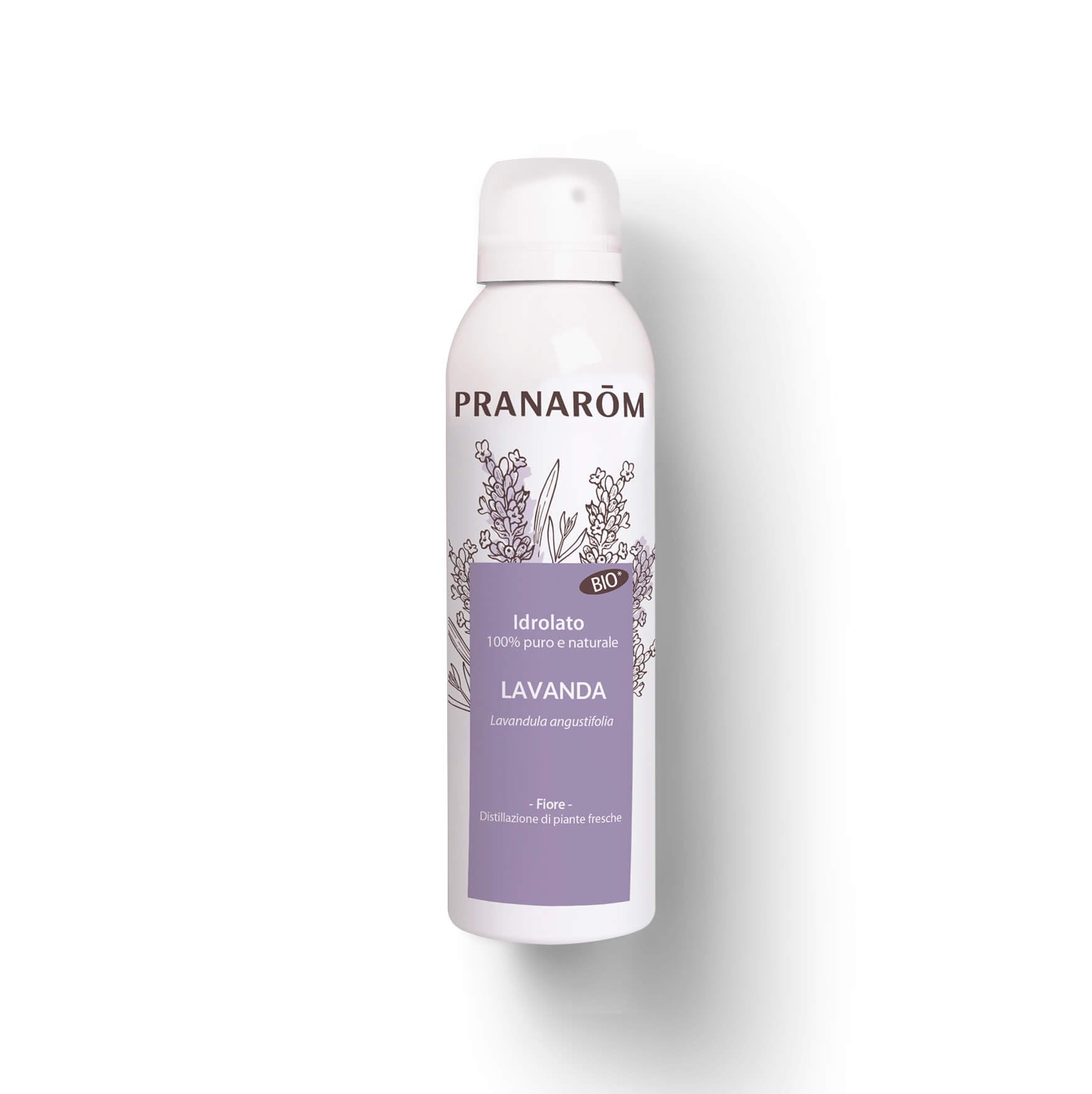 PRANAROM Agua Floral Lavanda Bio 150ml - Tónico Facial Calmante y Refrescante Natural para Piel Sensible, Irritada y Post-​Solar - Hidrolato Puro Certificado AEQT para Cara, Cuerpo y Cabello